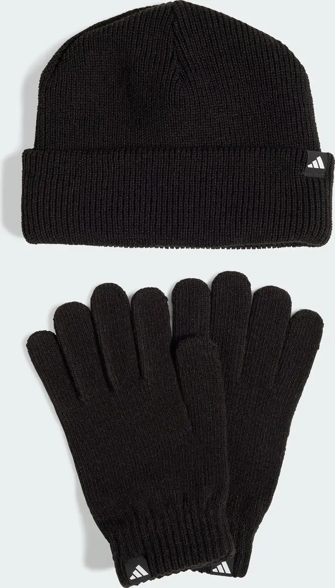 adidas JN9443 Muts & Handschoenen Set - Zwart - afbeelding 3 van 6