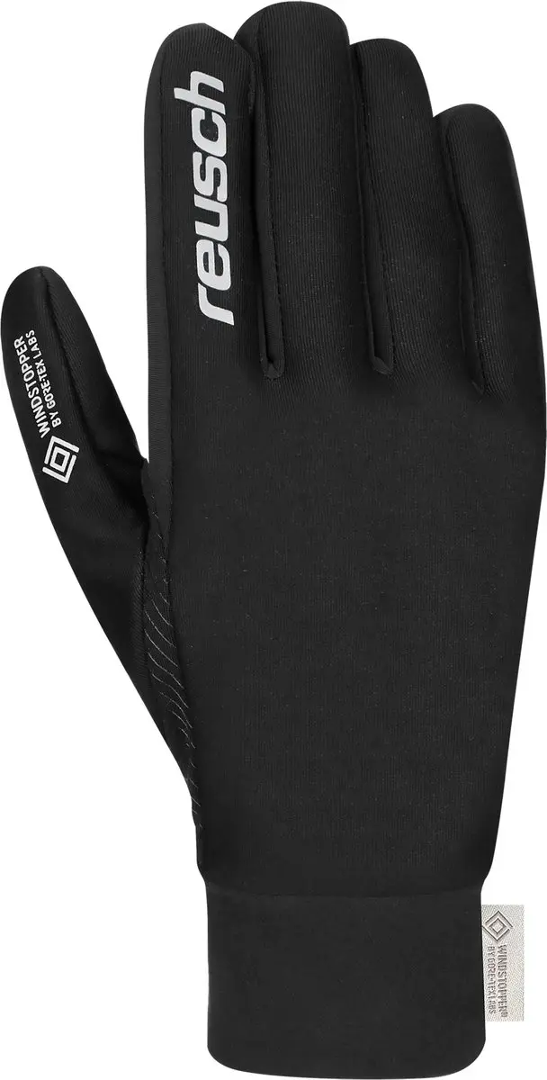 Reusch Karayel Windstopper Touch-Tec Junior Handschoenen - Zwart-Zilver - afbeelding 6 van 6