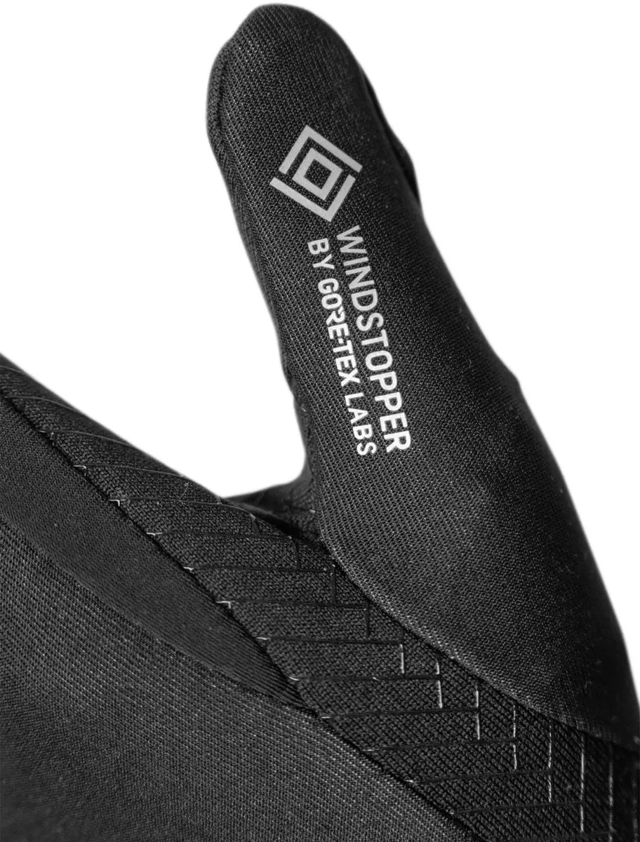 Reusch Karayel Windstopper Touch-Tec Junior Handschoenen - Zwart-Zilver - afbeelding 2 van 6