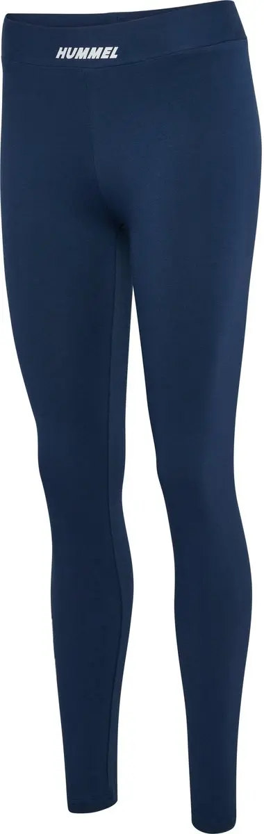 Hummel Elemental Cotton Hw Tights DRESS BLUES - afbeelding 2 van 6