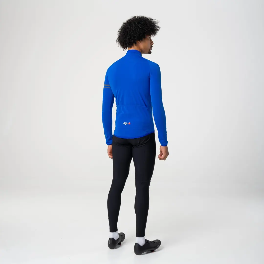 AGU Essential Thermo Fietsshirt Heren XXL - Blauw - afbeelding 3 van 6
