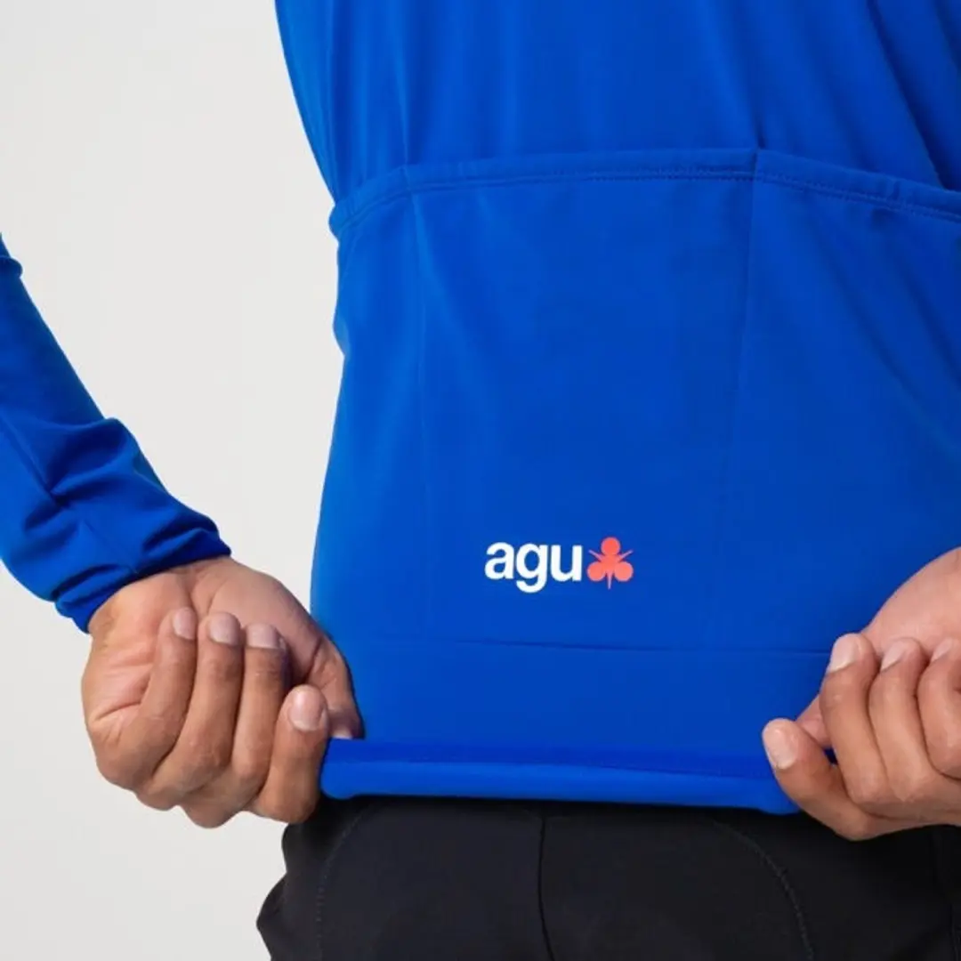 AGU Essential Thermo Fietsshirt Heren XXL - Blauw - afbeelding 4 van 6