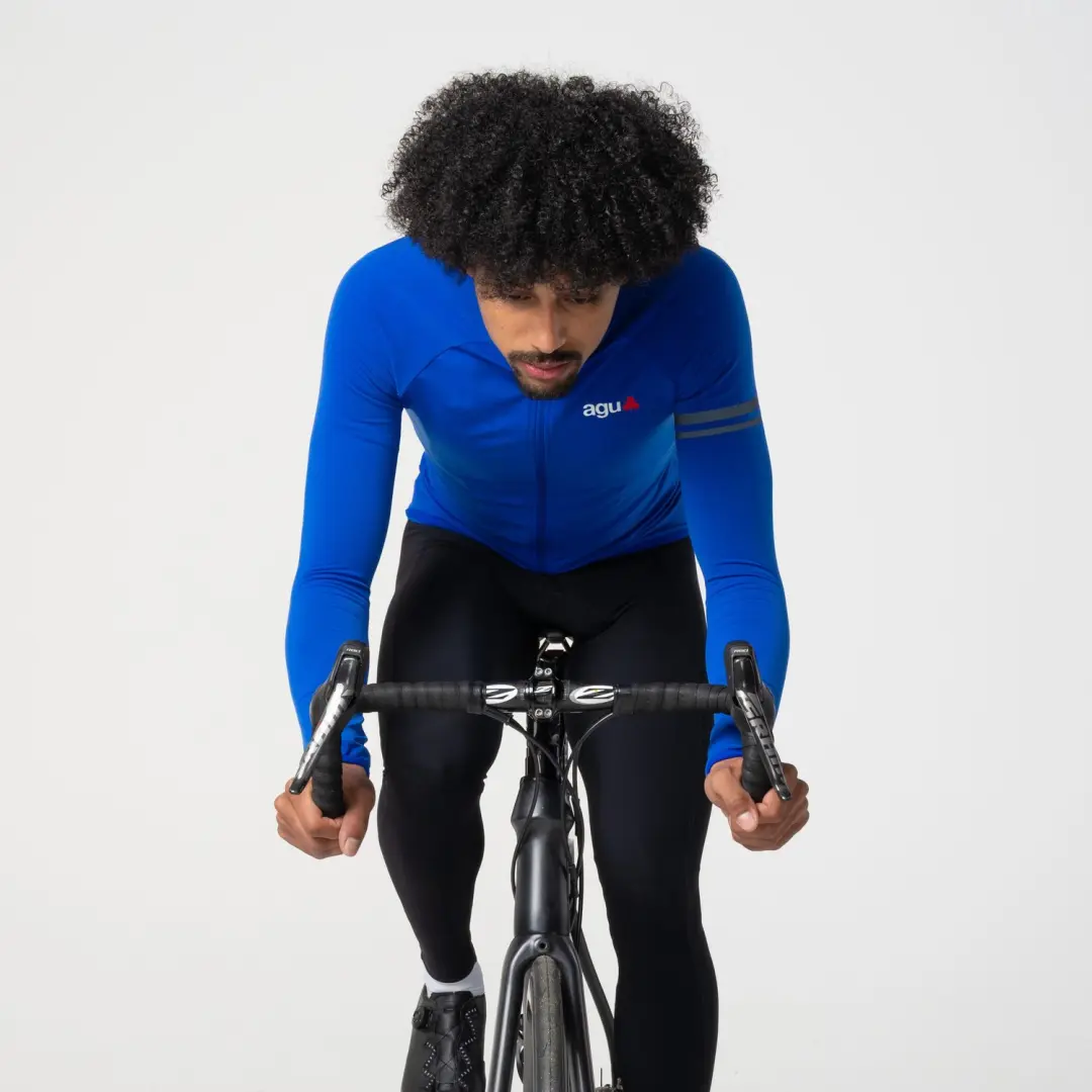 AGU Essential Thermo Fietsshirt Heren XXL - Blauw - afbeelding 2 van 6