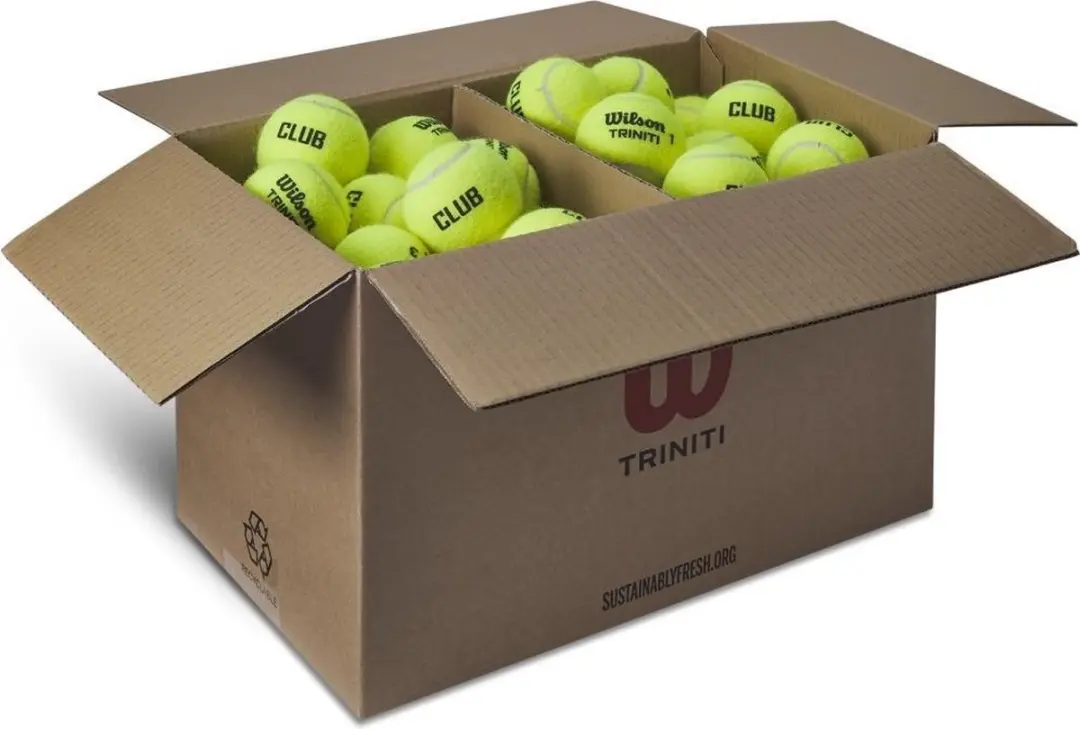 Wilson Tennisballen Triniti Club Drukloos