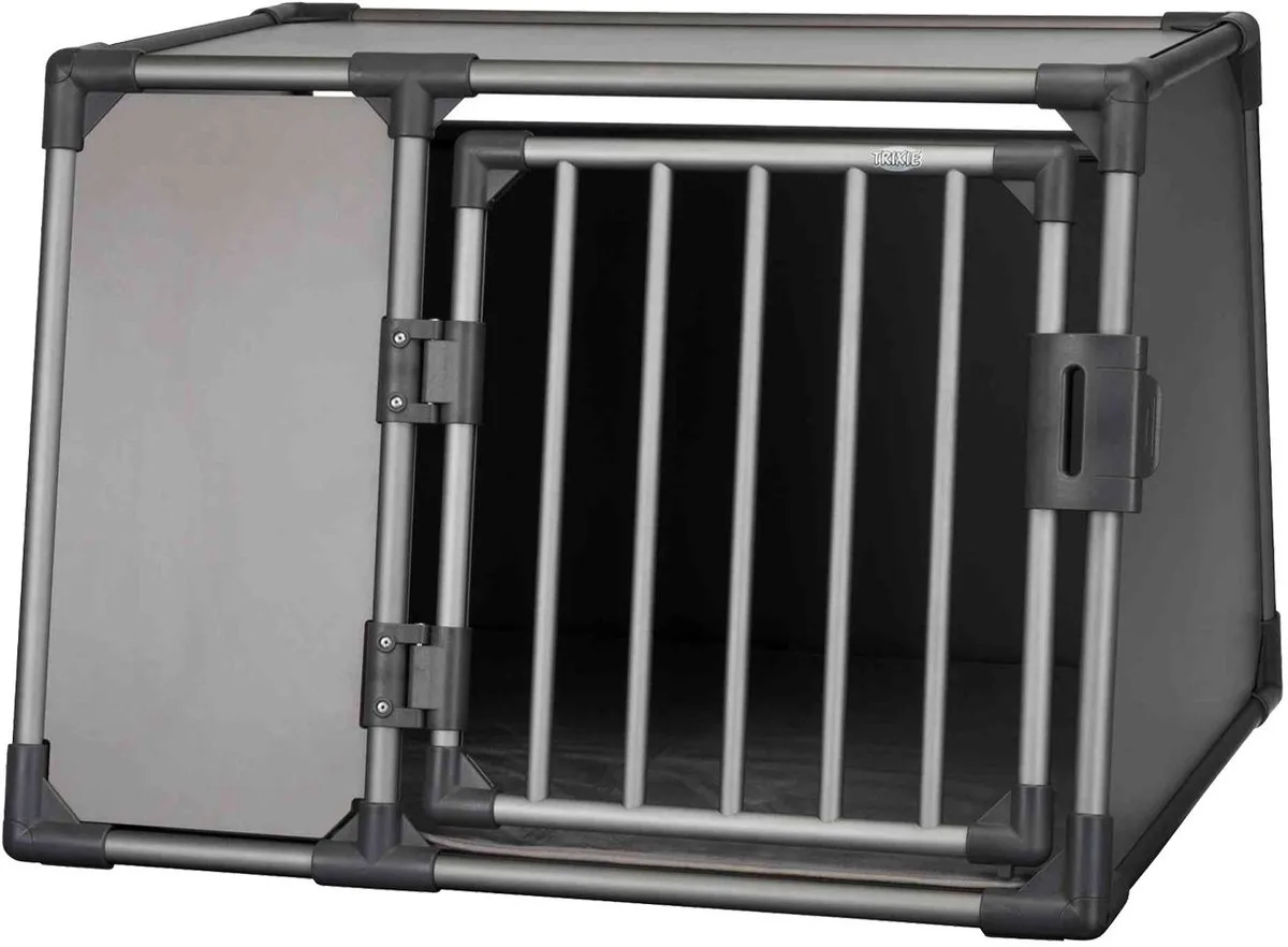 Trixie Reisbench Hond Vervoersbox Aluminium Grafiet M