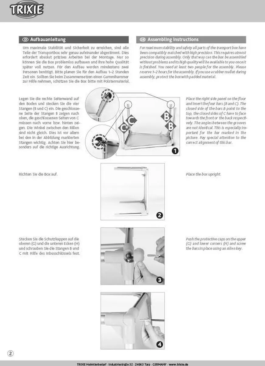 Trixie Reisbench Hond Vervoersbox Aluminium Grafiet M