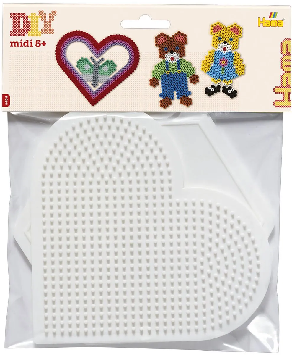 Hama Strijkkralenbordjes Groot Hart Multicolor