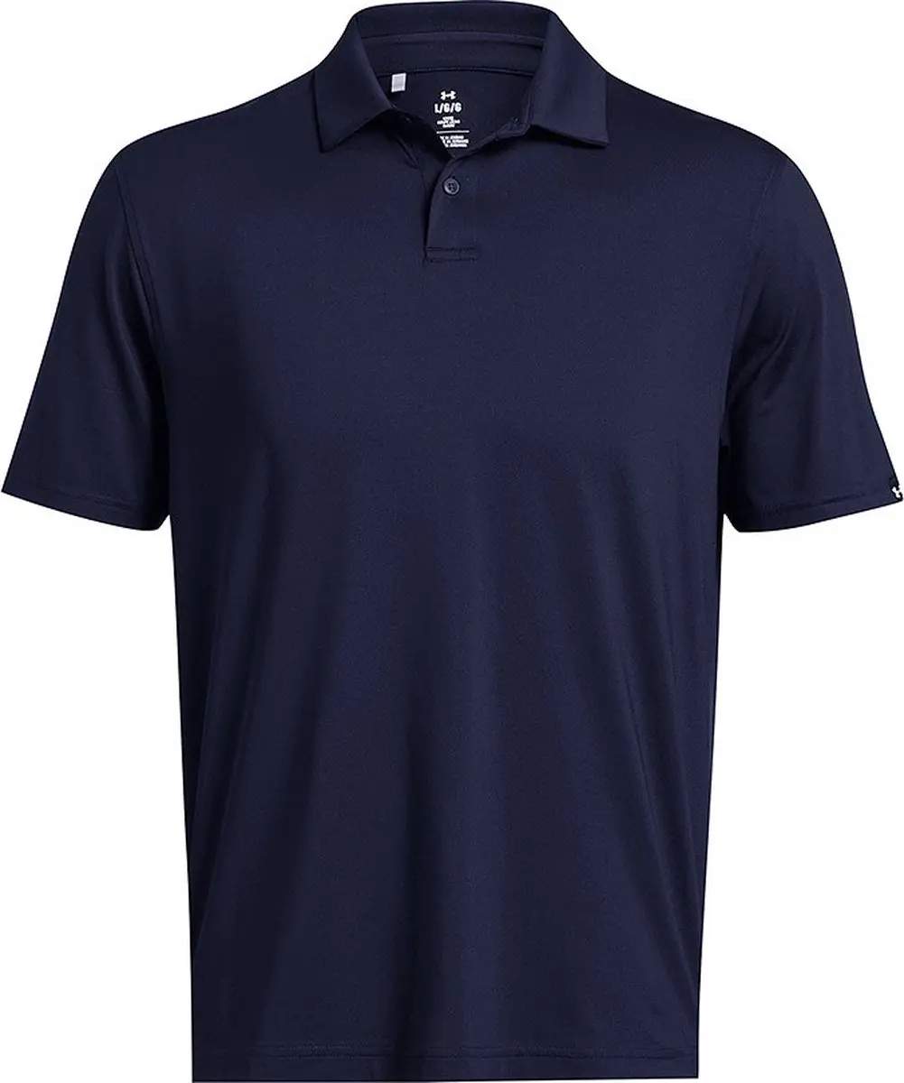 Under Armour T2G Heren Golfpolo Navy XXL