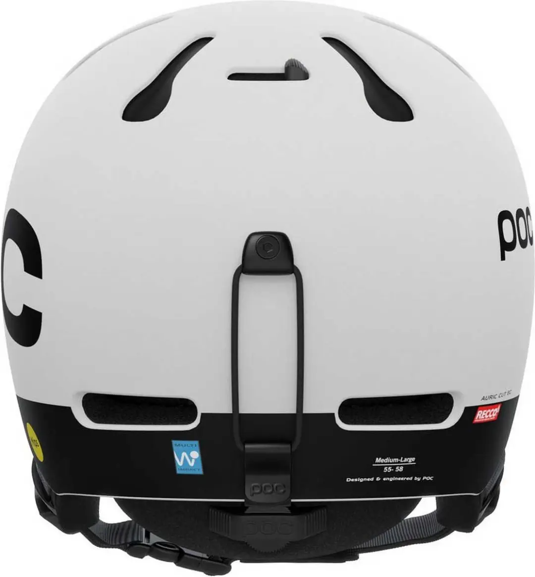 POC Auric Cut BC MIPS Helm - Hydrogen White - XL-XXL - afbeelding 2 van 6
