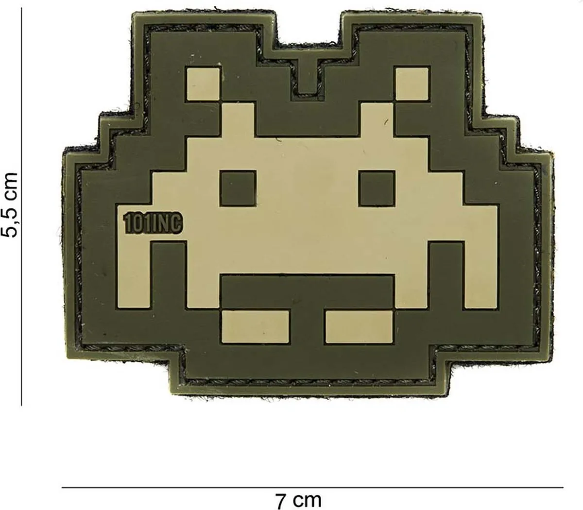 101 Inc Embleem 3D Space Invader