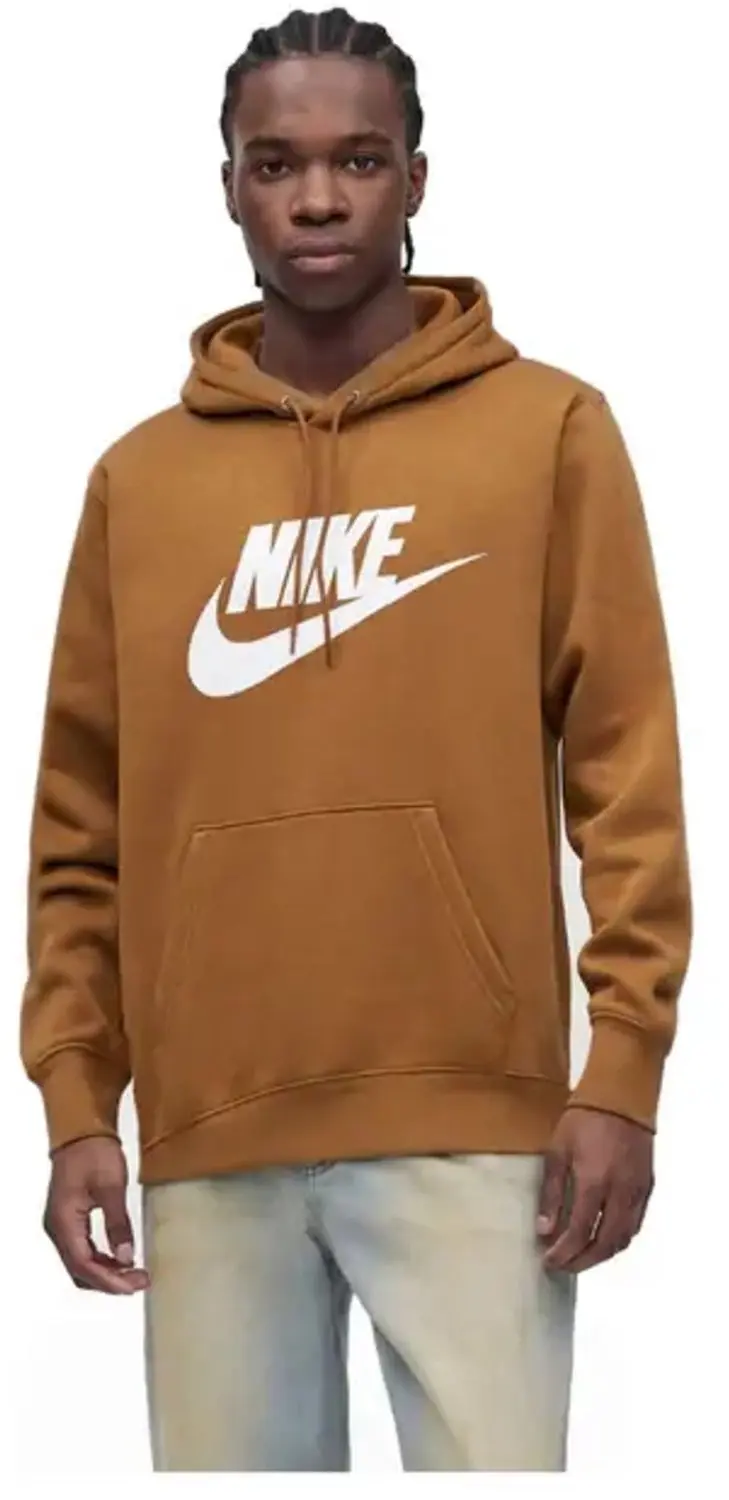 Nike Club Fleece Hoodie - Bruin - afbeelding 2 van 3