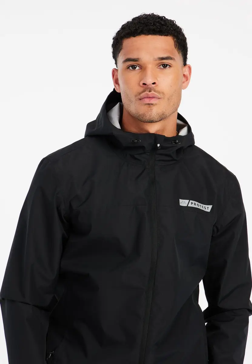 Protest Prtmoil Heren Regenjas True Black - afbeelding 5 van 6