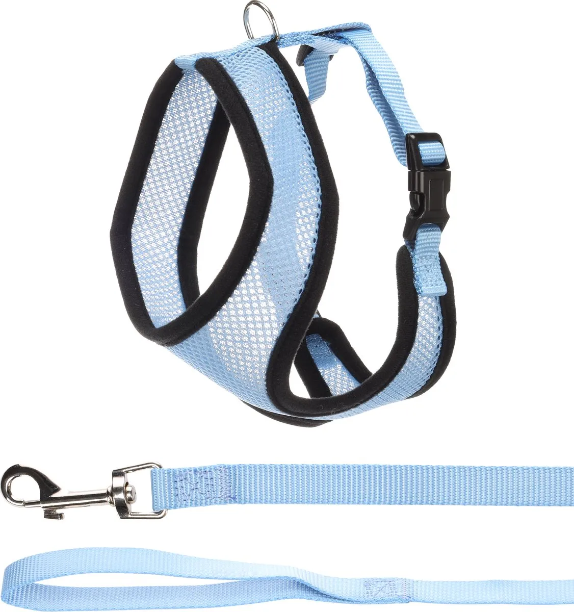 Flamingo Kat Harnas Blauw 37-55cm