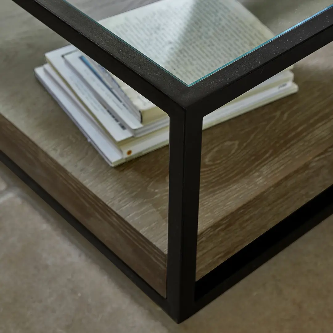 Loberon Westvale Salontafel - bruin/zwart - afbeelding 3 van 6