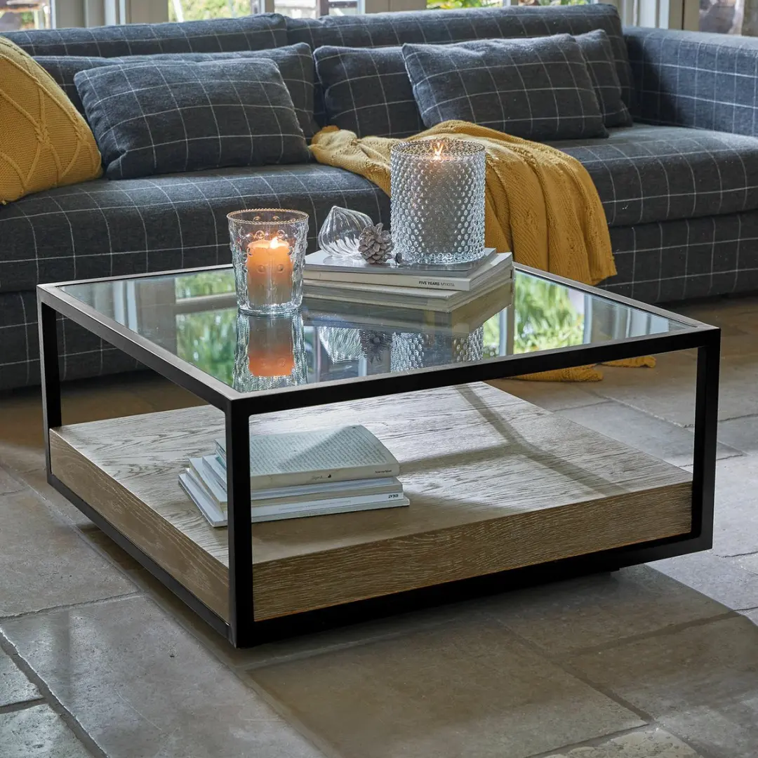 Loberon Westvale Salontafel - bruin/zwart - afbeelding 5 van 6