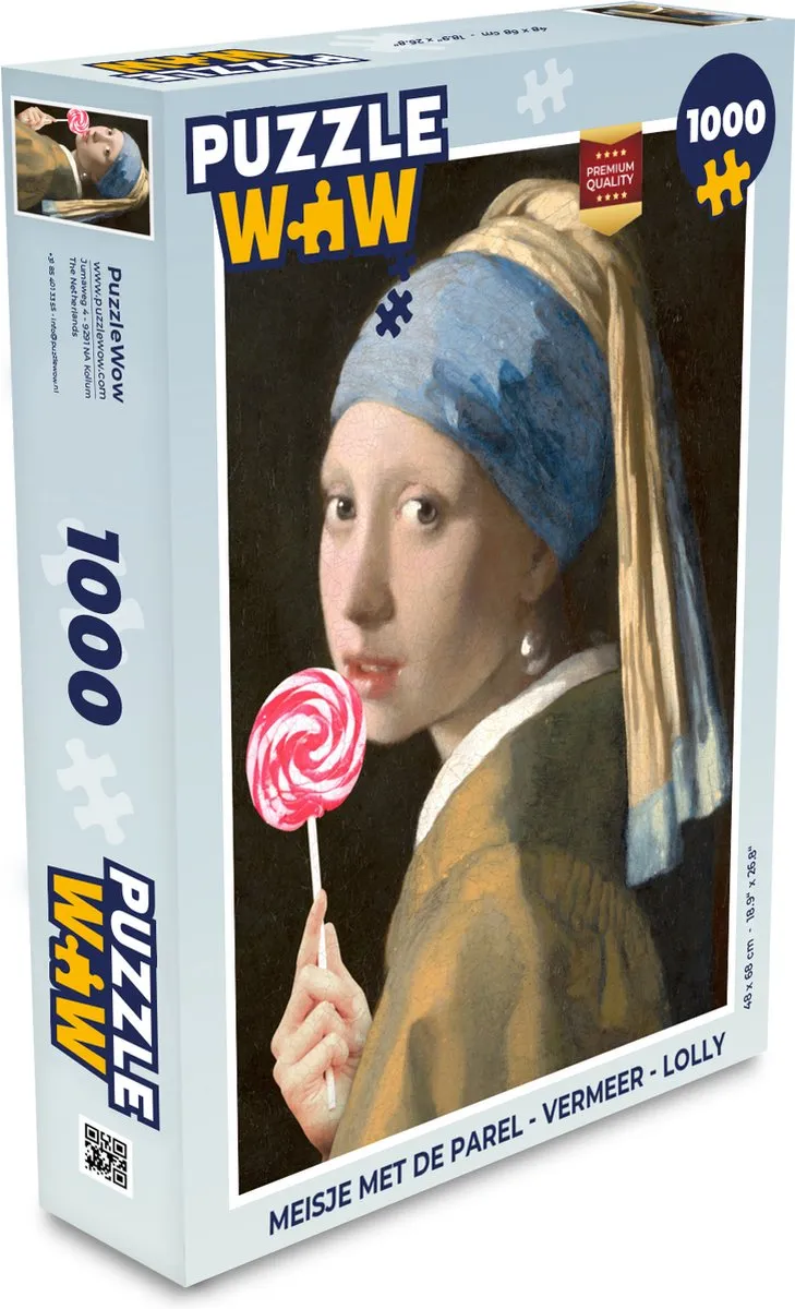 PuzzleWow Meisje met de parel