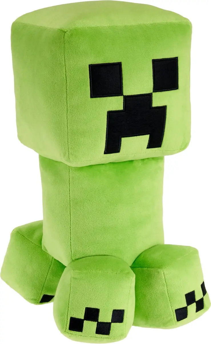 Minecraft Creeper Pluche 16 inch - Zwart/Groen - afbeelding 4 van 6