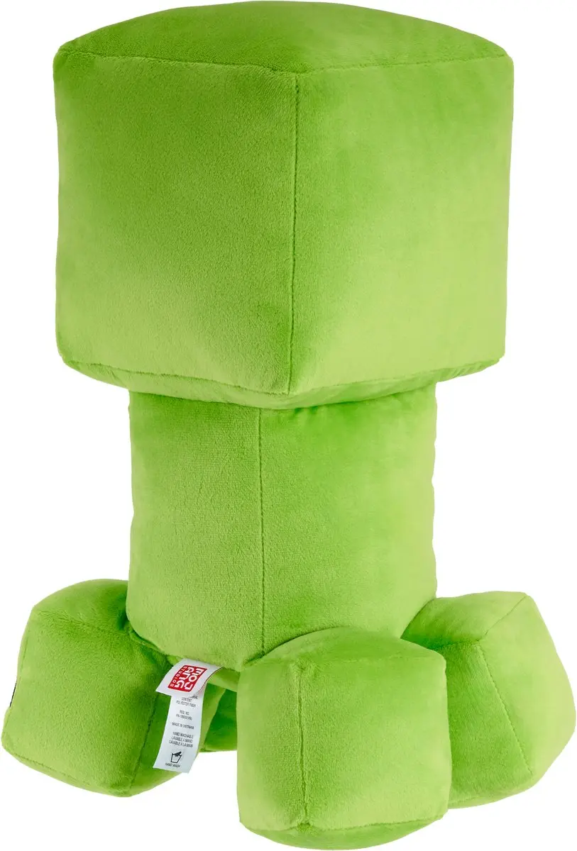 Minecraft Creeper Pluche 16 inch - Zwart/Groen - afbeelding 5 van 6
