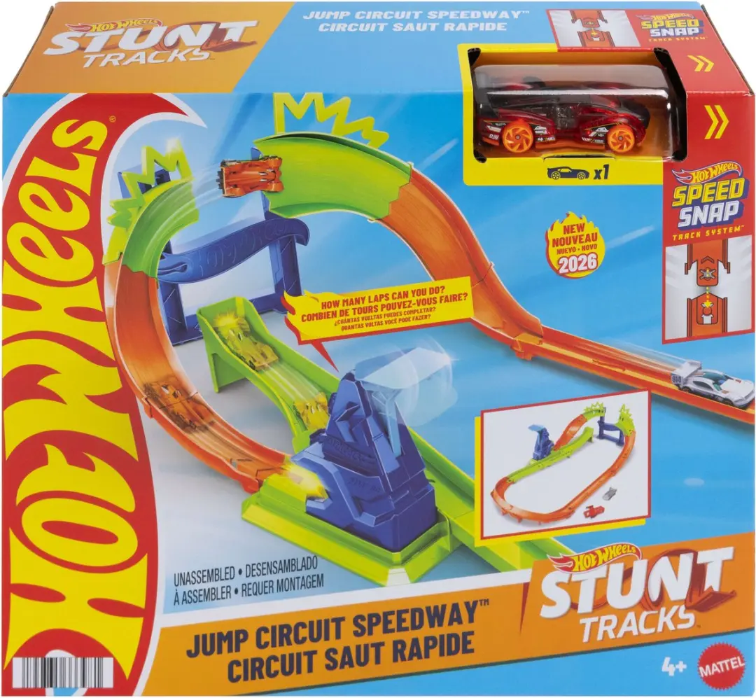Hot Wheels Stunt Tracks Championship Circuit Challenge JHK74 - afbeelding 2 van 6