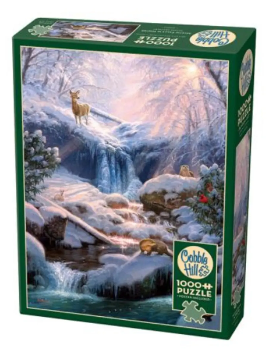 Cobble Hill Mystic Falls in Winter Legpuzzel 1000 Stukken