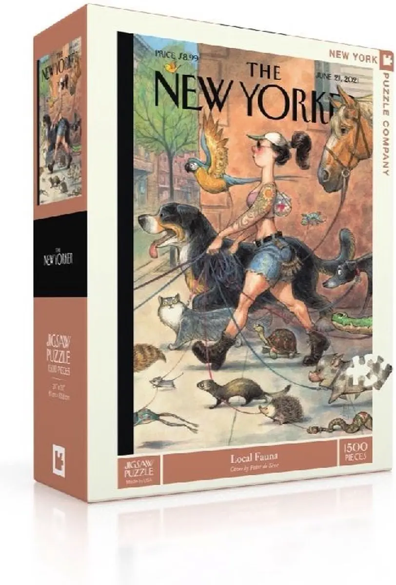 New York Puzzle Company Puzzel Local Fauna