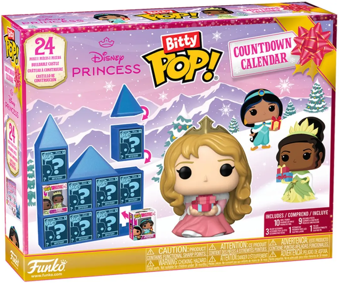 Funko Bitty Pop Disney Princess Adventskalender 24 Deurtjes - afbeelding 6 van 6