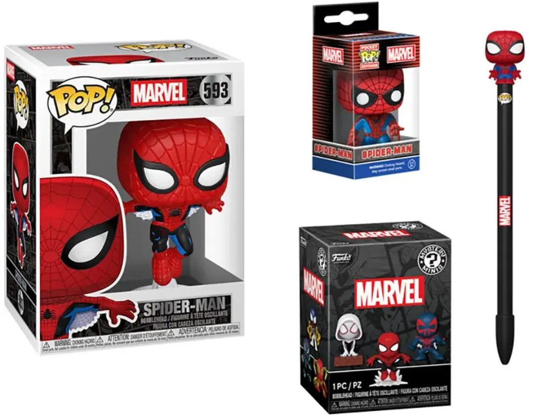 Funko Pop! Spider-Man Bundle 4 Stuks - afbeelding 3 van 4