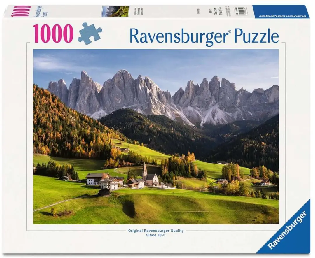 Ravensburger Dolomieten in de Herfst Puzzel 1000 Stukjes