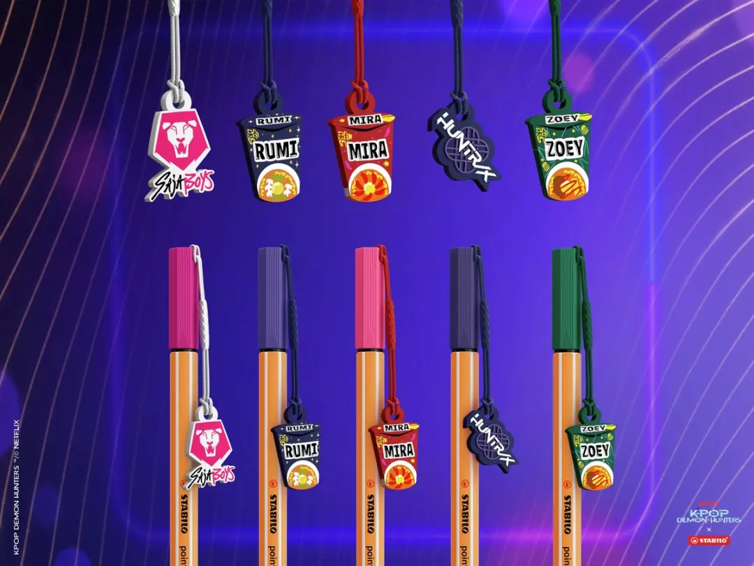 STABILO Fiber Pen 68/88 K-Pop Demon Hunters - 6 Stuks - afbeelding 4 van 6