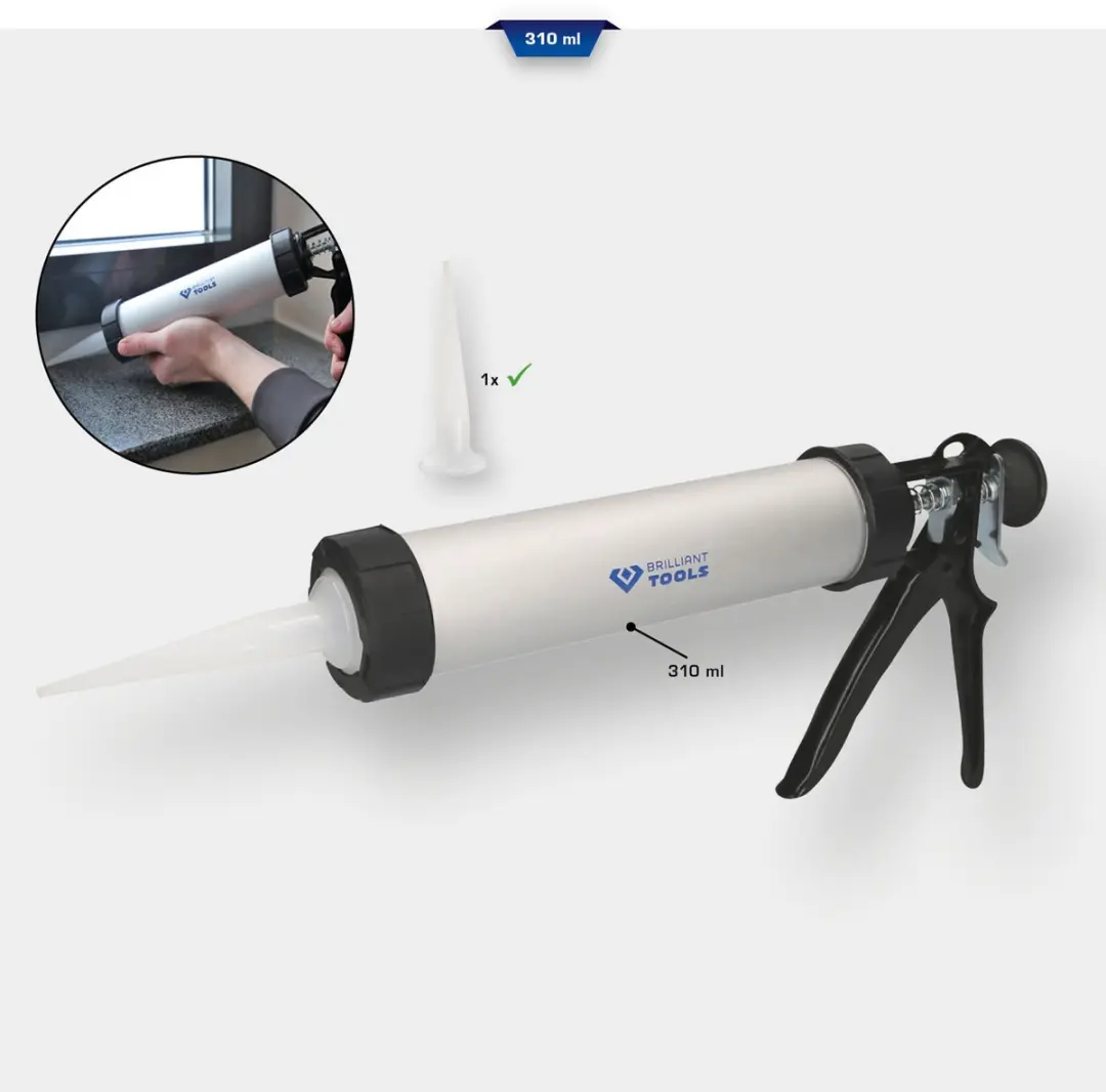 Brilliant Tools BT094901 Kitpistool 310ml - afbeelding 5 van 6