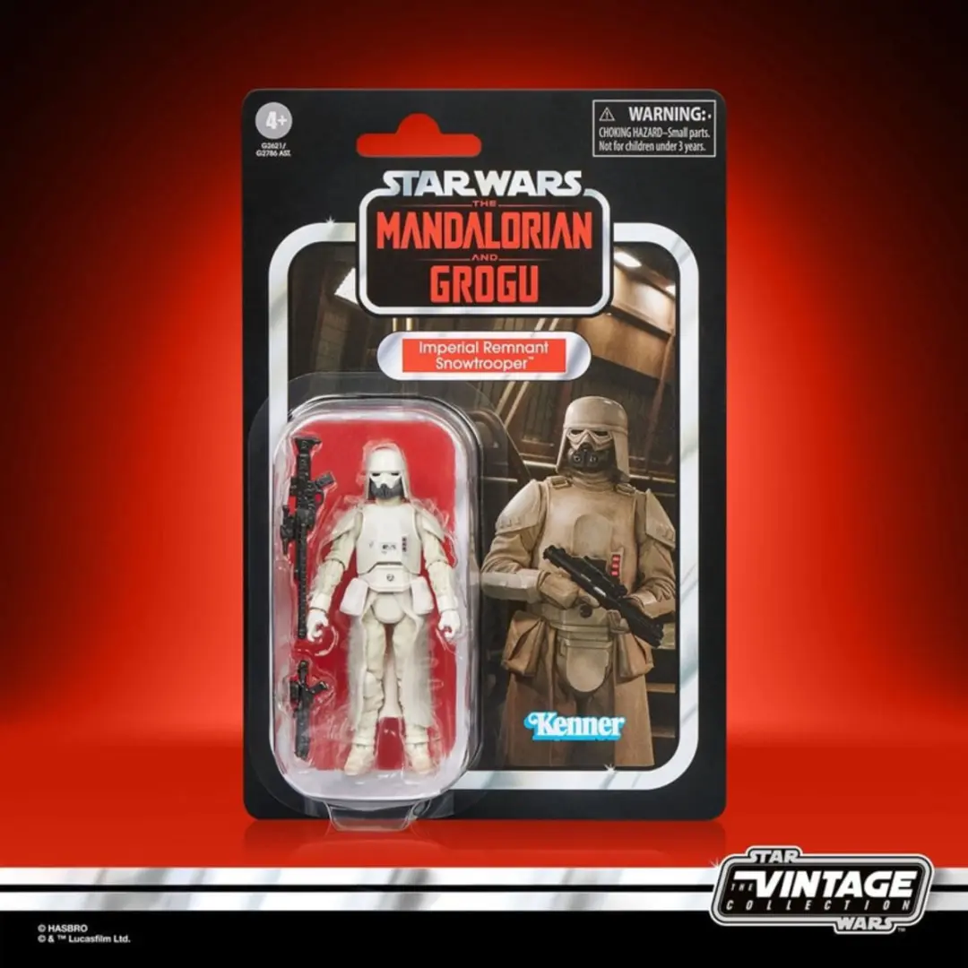 Star Wars The Mandalorian & Grogu Vintage Collection Snowtrooper 10cm - afbeelding 6 van 6