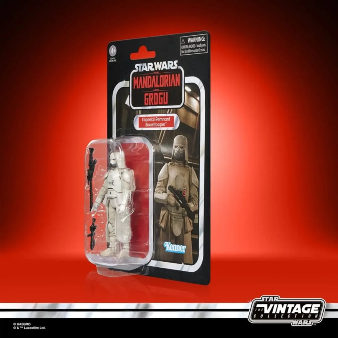 Star Wars The Mandalorian & Grogu Vintage Collection Snowtrooper 10cm - afbeelding 2 van 6