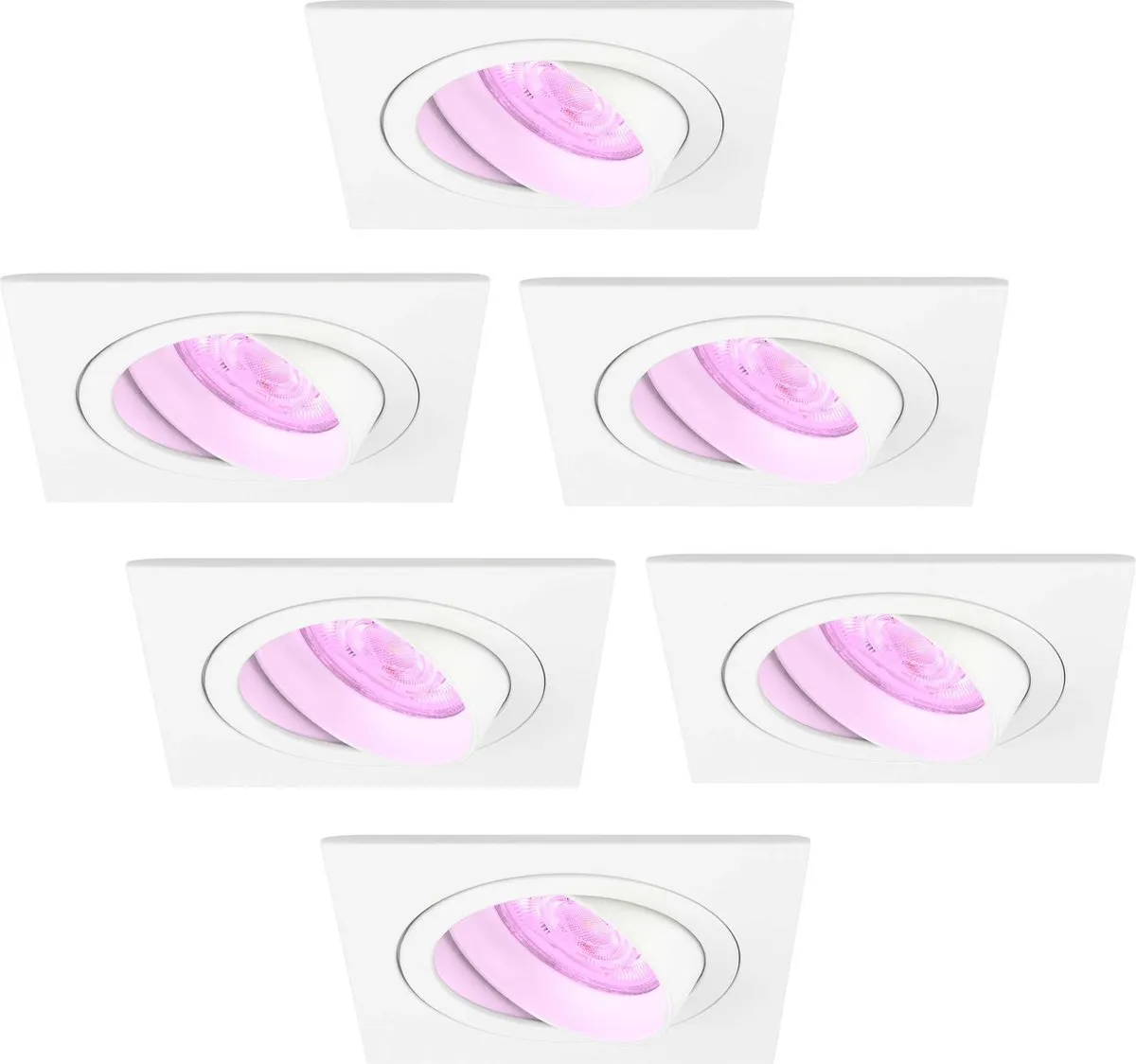Ledvion 6X SMART Sevilla Inbouwspot RGBW WiFi