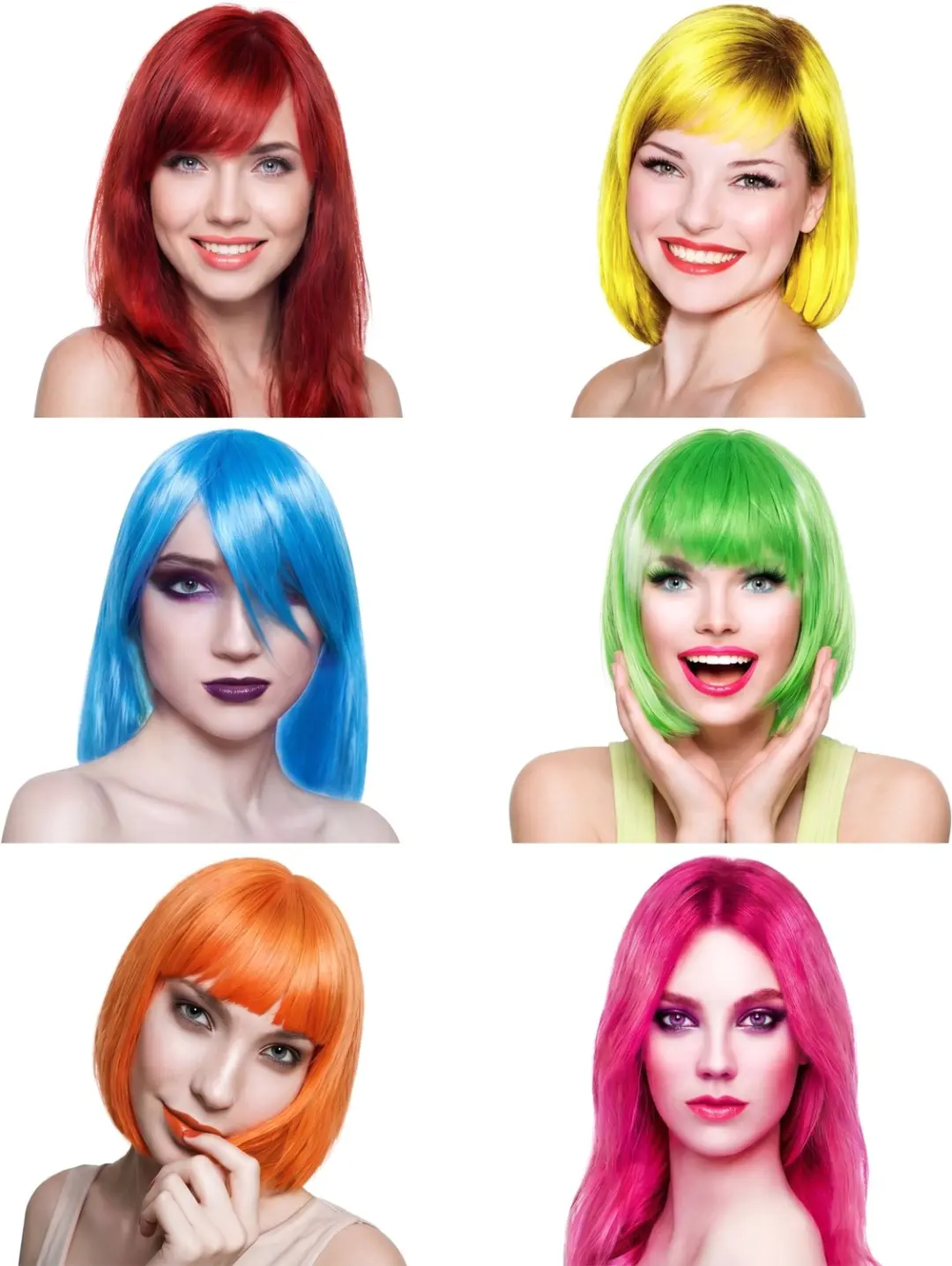 Haarspray in neon geel