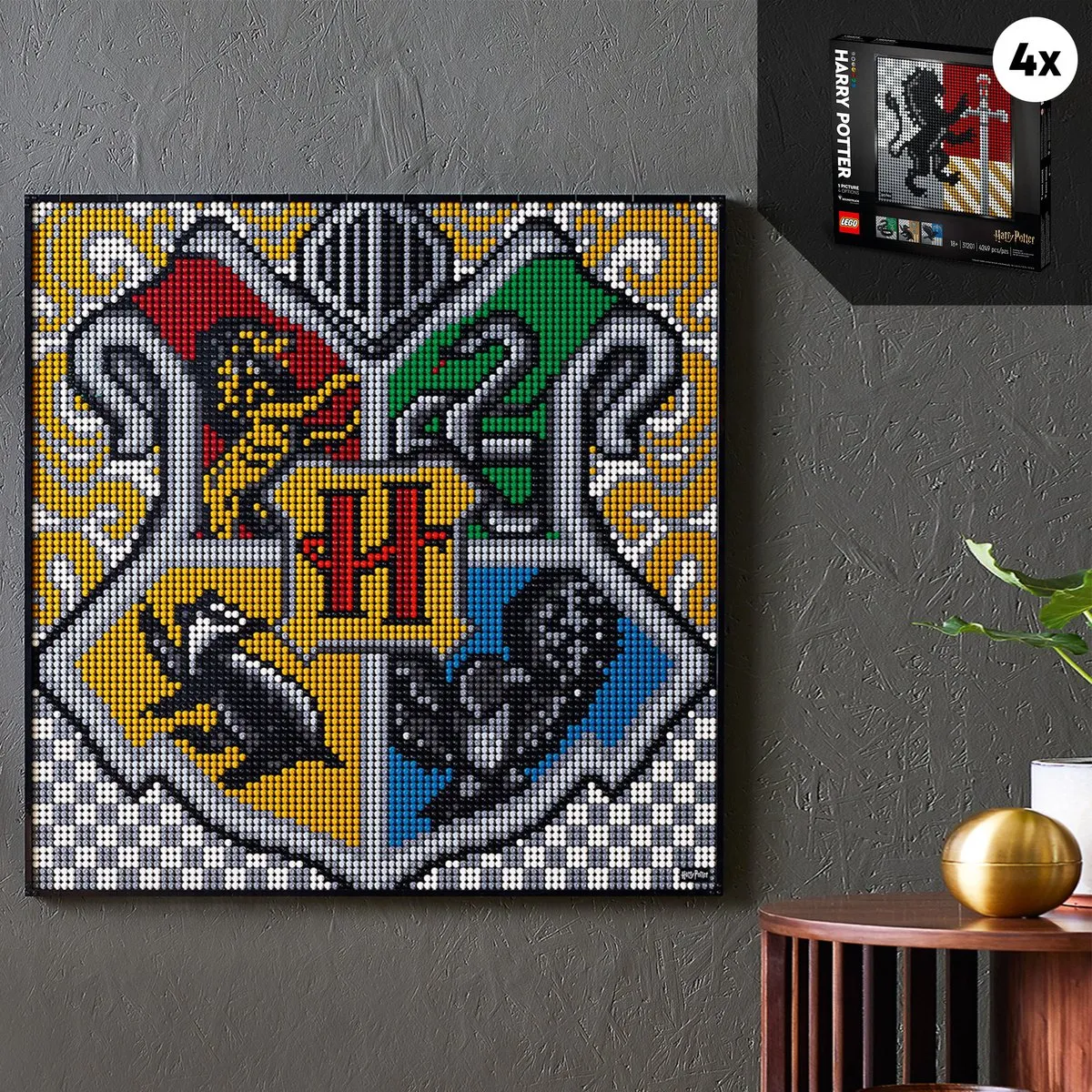 LEGO Art Harry Potter Crests 31201