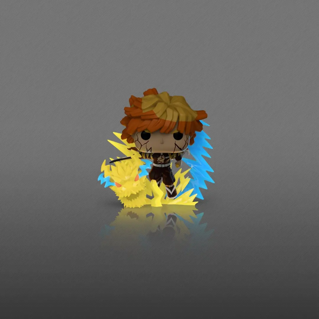 Funko POP! Demon Slayer Zenitsu Premium Figur FK93894 - afbeelding 3 van 4
