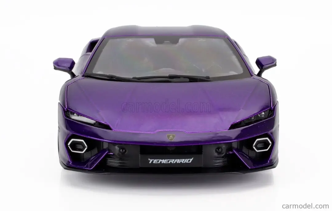 Lamborghini Temerario modelauto 1:18 paars Bburago