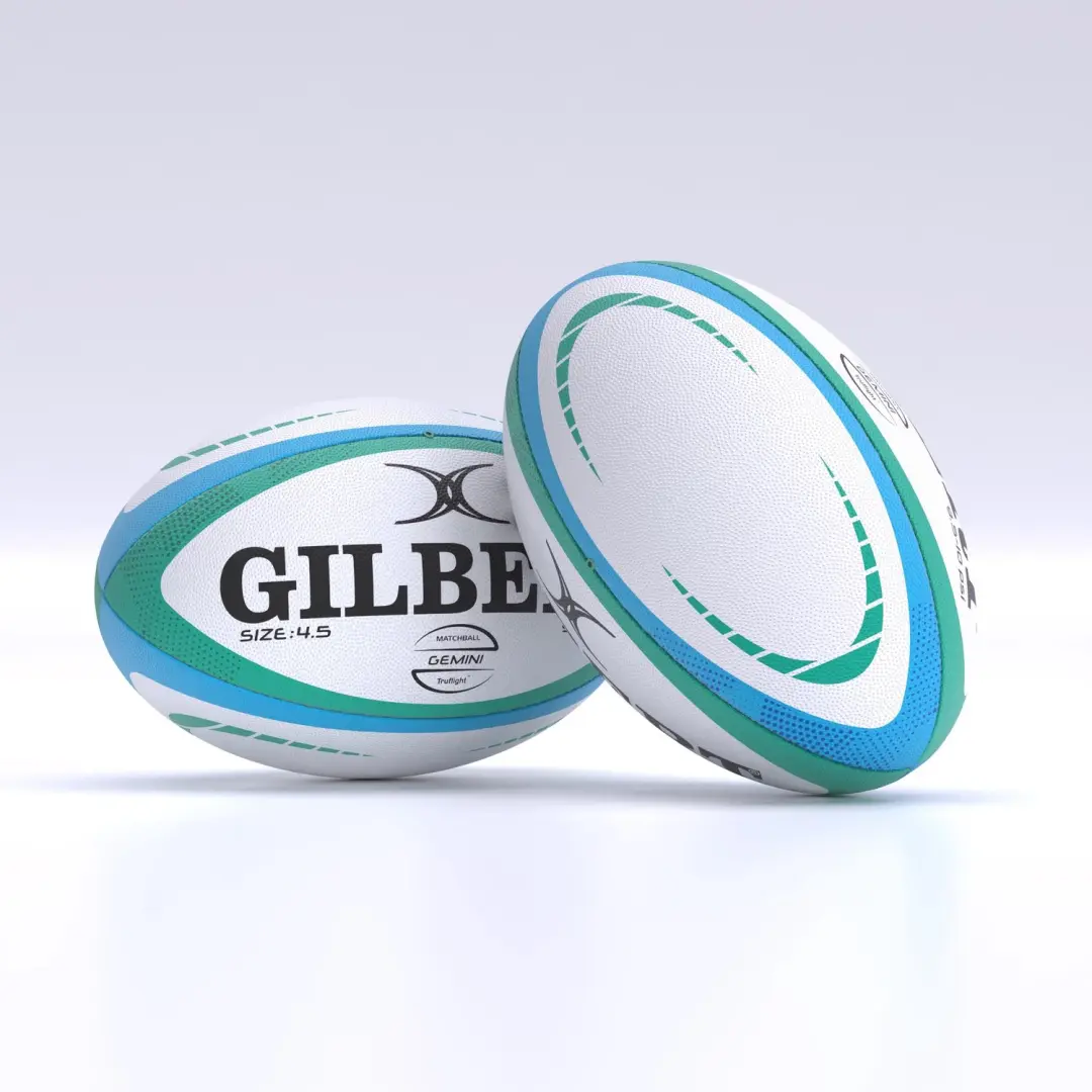 Gilbert Gemini Rugbybal 4 - Meerkleurig - afbeelding 2 van 3