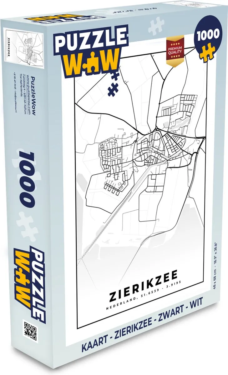 PuzzleWow Zierikzee Legpuzzel 1000 Stuks