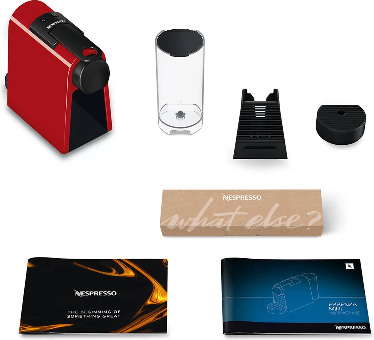 De'Longhi Nespresso Essenza Mini EN85.R Koffiecupmachine - Rood - afbeelding 6 van 6