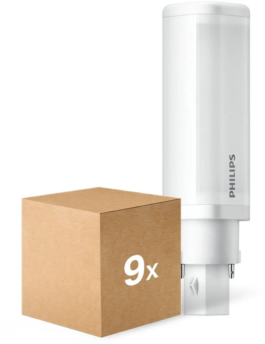 Philips CorePro PL-C LED 5.9W 600lm Warm Wit - 9 Stuks