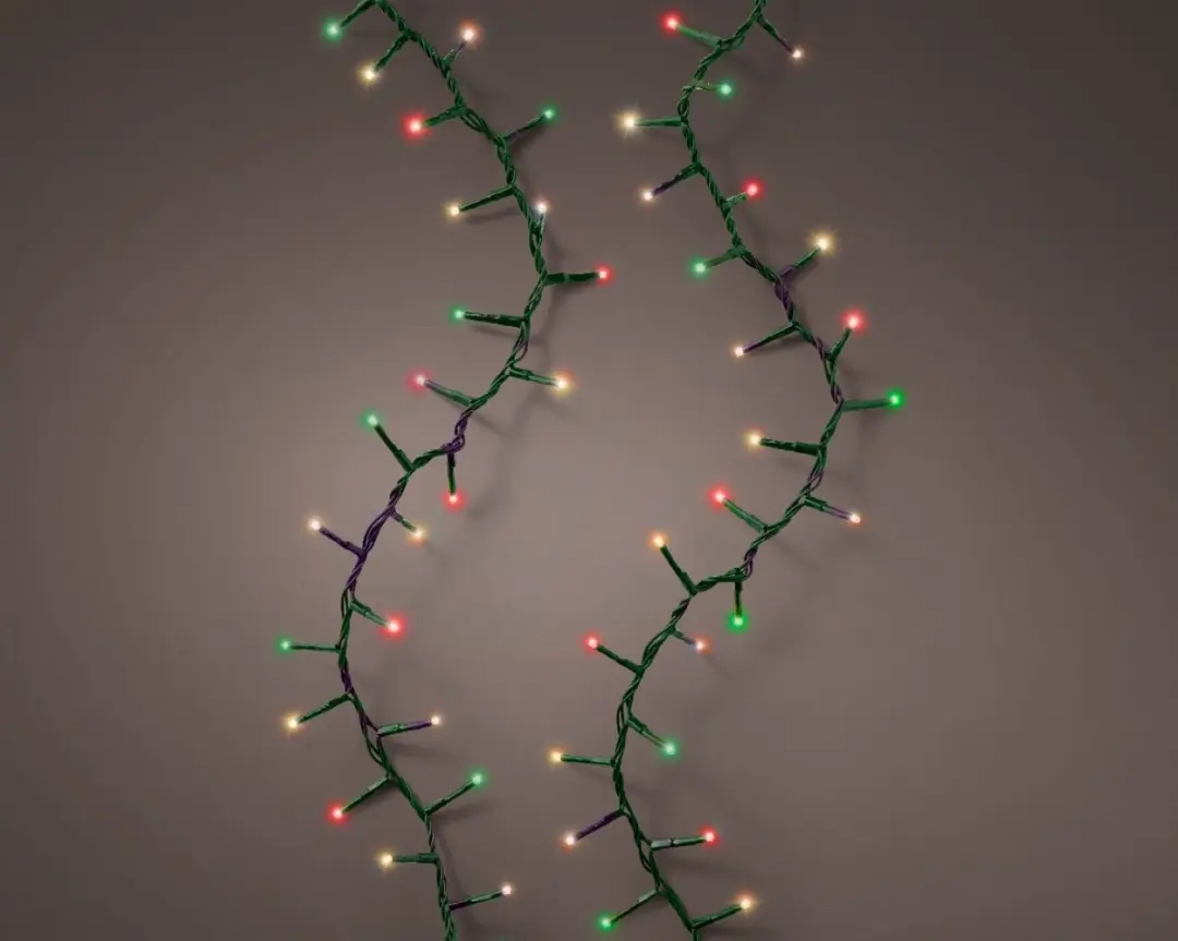 Lumineo kerstverlichting LED Compact Lights Twinkle 22,5m, multicolor