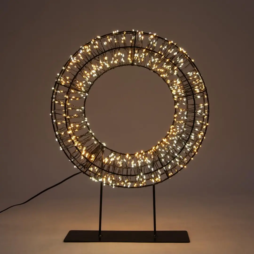 Anna's Collection LED Krans 800 Lampjes - D28cm - Warm Wit - afbeelding 6 van 6
