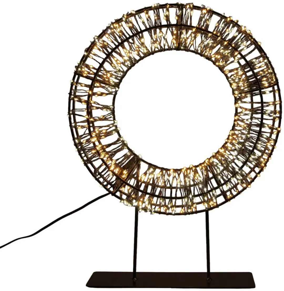 Anna's Collection LED Krans 800 Lampjes - D28cm - Warm Wit - afbeelding 5 van 6