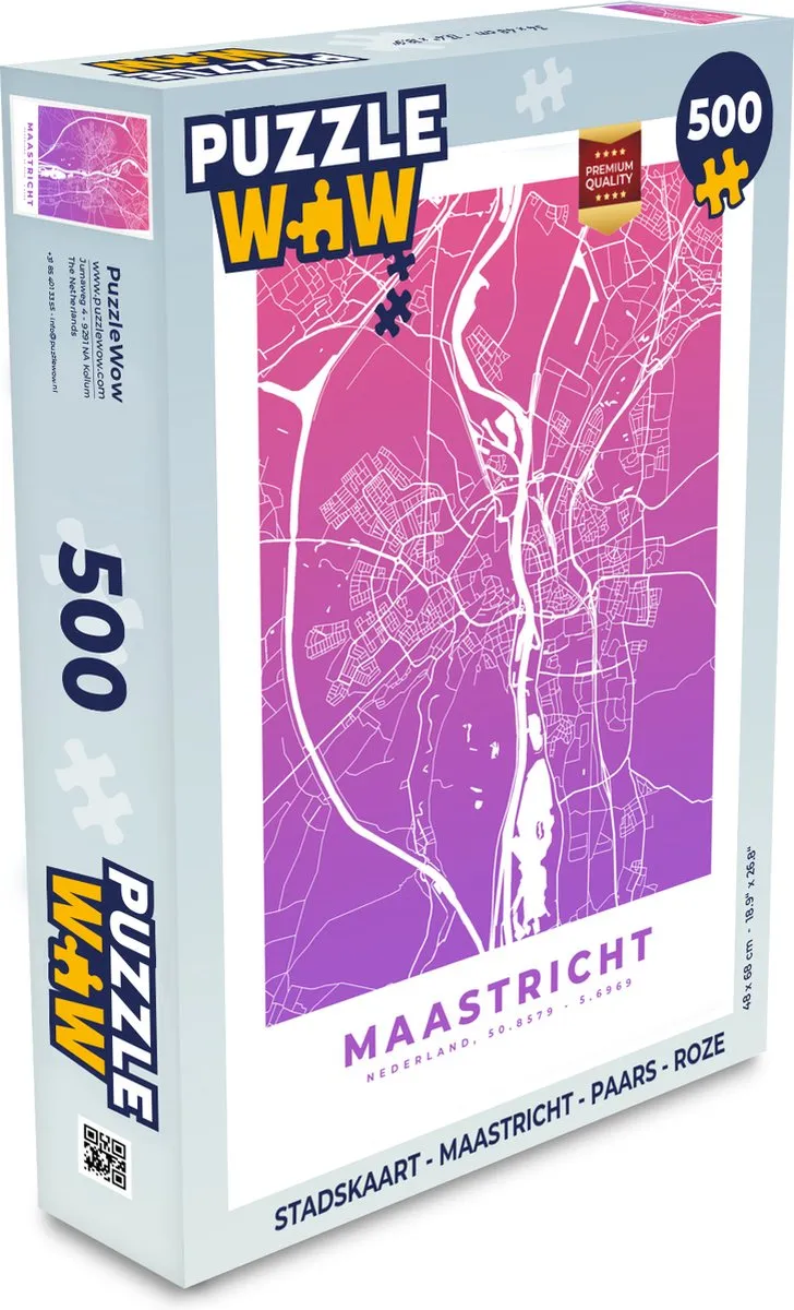PuzzleWow Maastricht Legpuzzel 500 Stuks