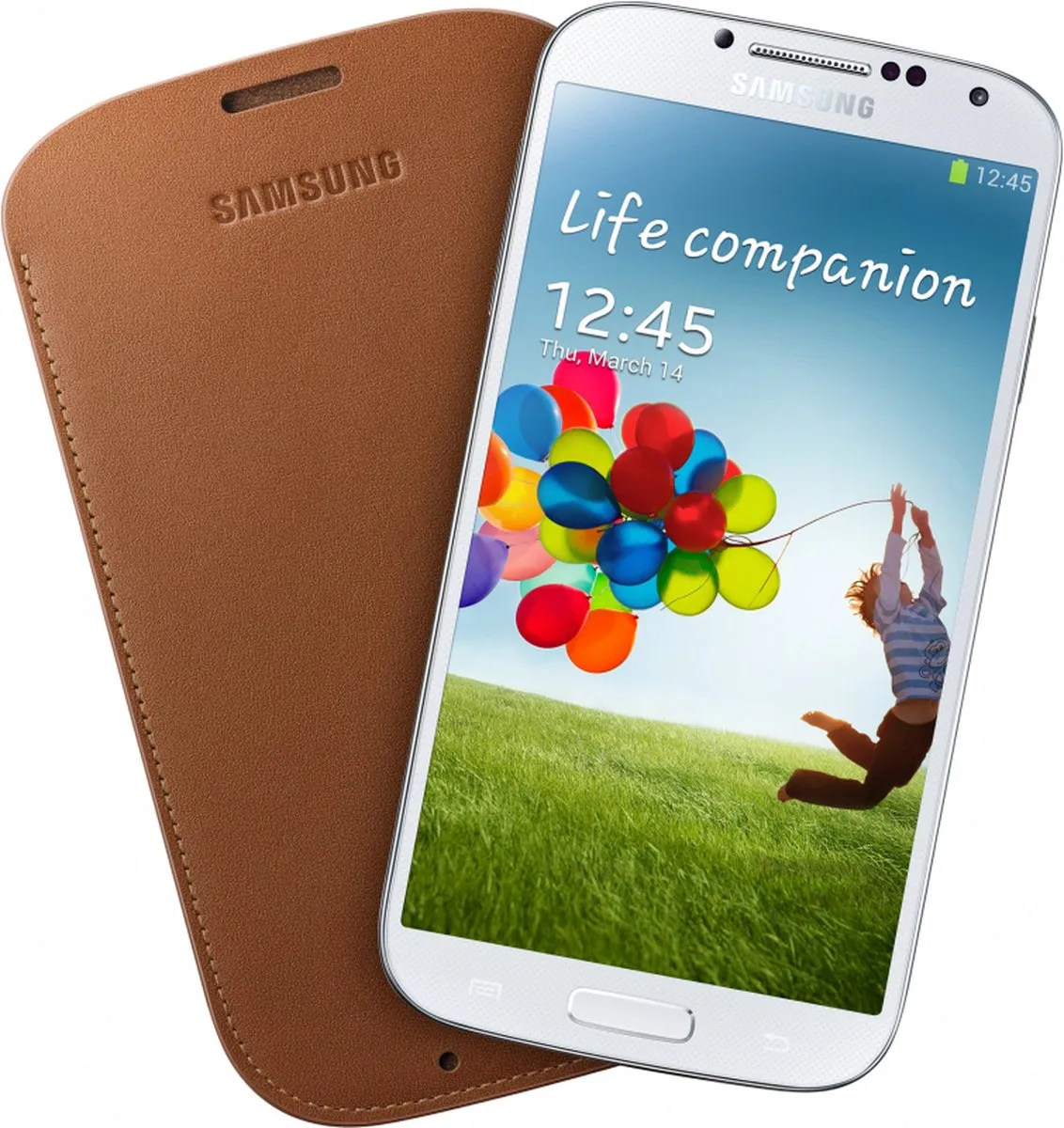 Samsung Galaxy S4 Hoesje EF-LI950BAEGWW - Echt Leer - Bruin