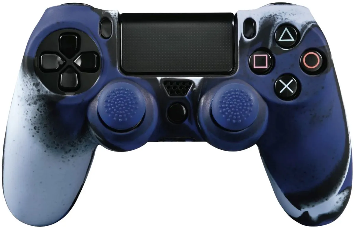 Hama 7-in-1 Controller Accessoirepakket Blauwe Camo PS4