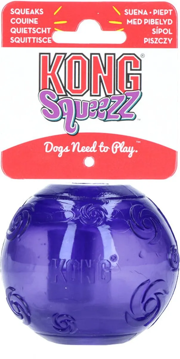 KONG Squezz Ball Hondenbal - Ø8cm - Willekeurige Kleur