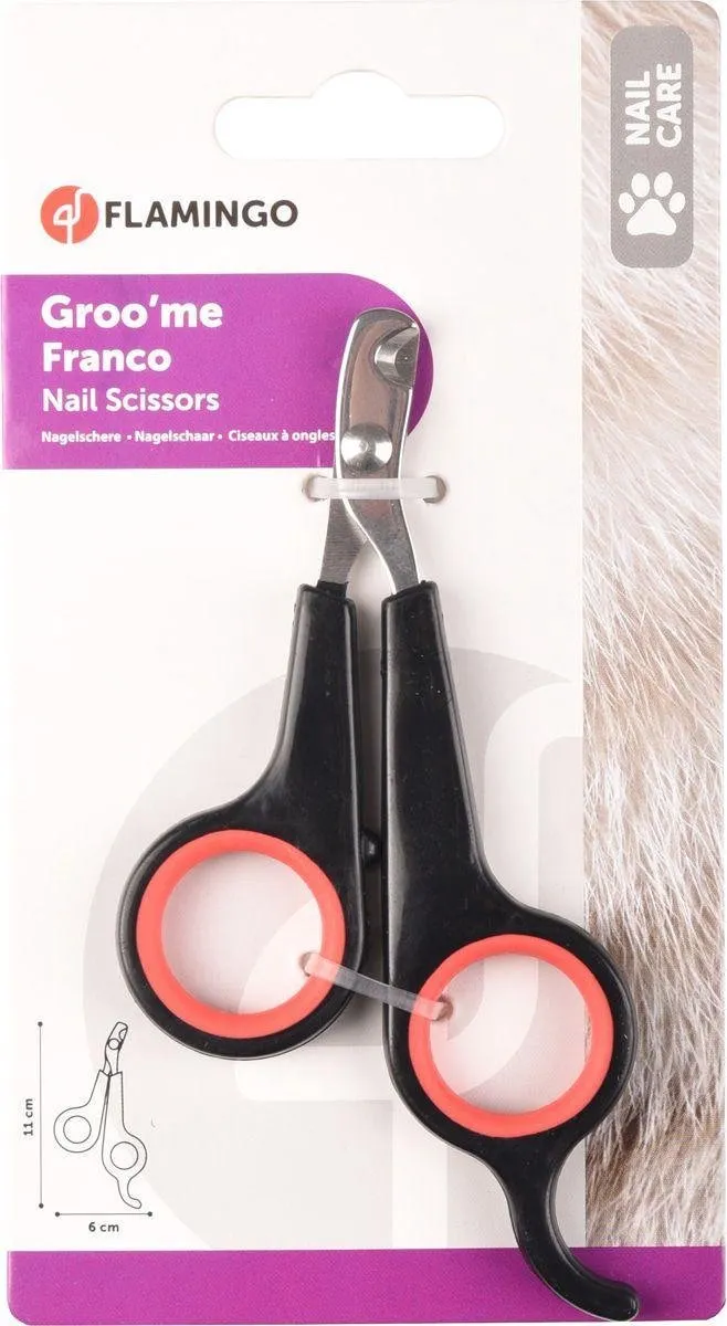 Flamingo Franco Nagelschaar Katten - Zwart/Rood