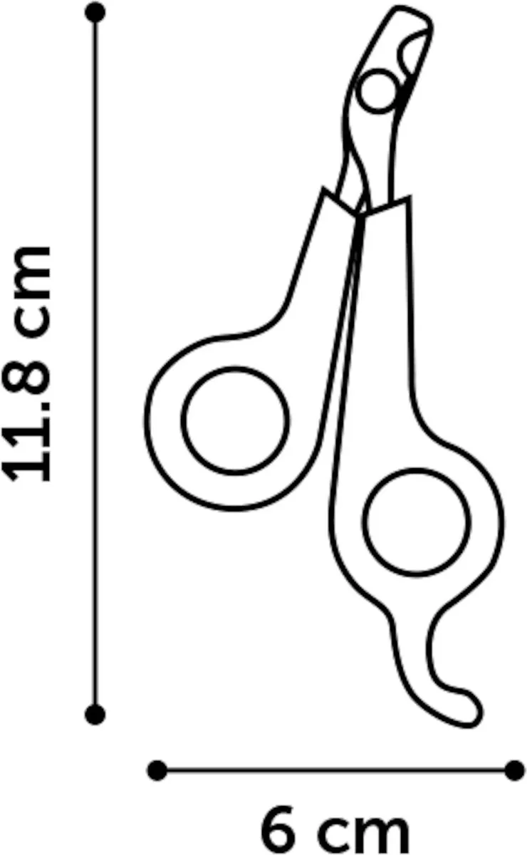 Flamingo Franco Nagelschaar Katten - Zwart/Rood